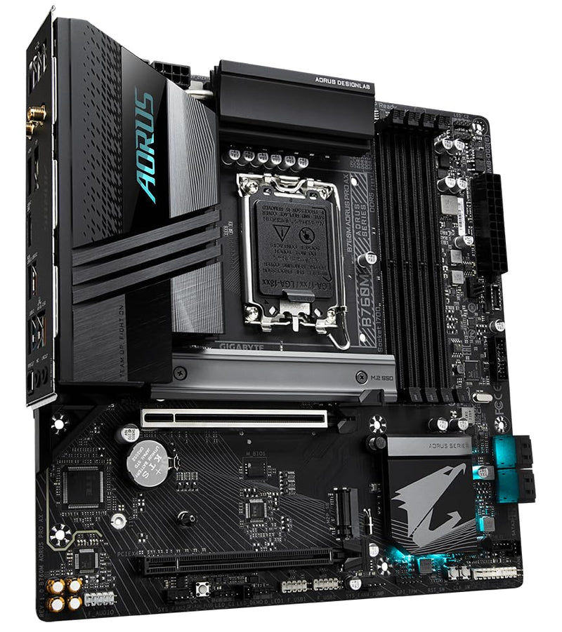 Gigabyte B760M AORUS PRO AX DDR5 LGA1700 Micro-ATX Motherboard