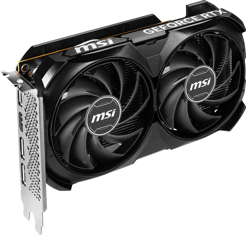 MSI GeForce RTX 4060 VENTUS 2X BLACK 8G OC Graphics Card