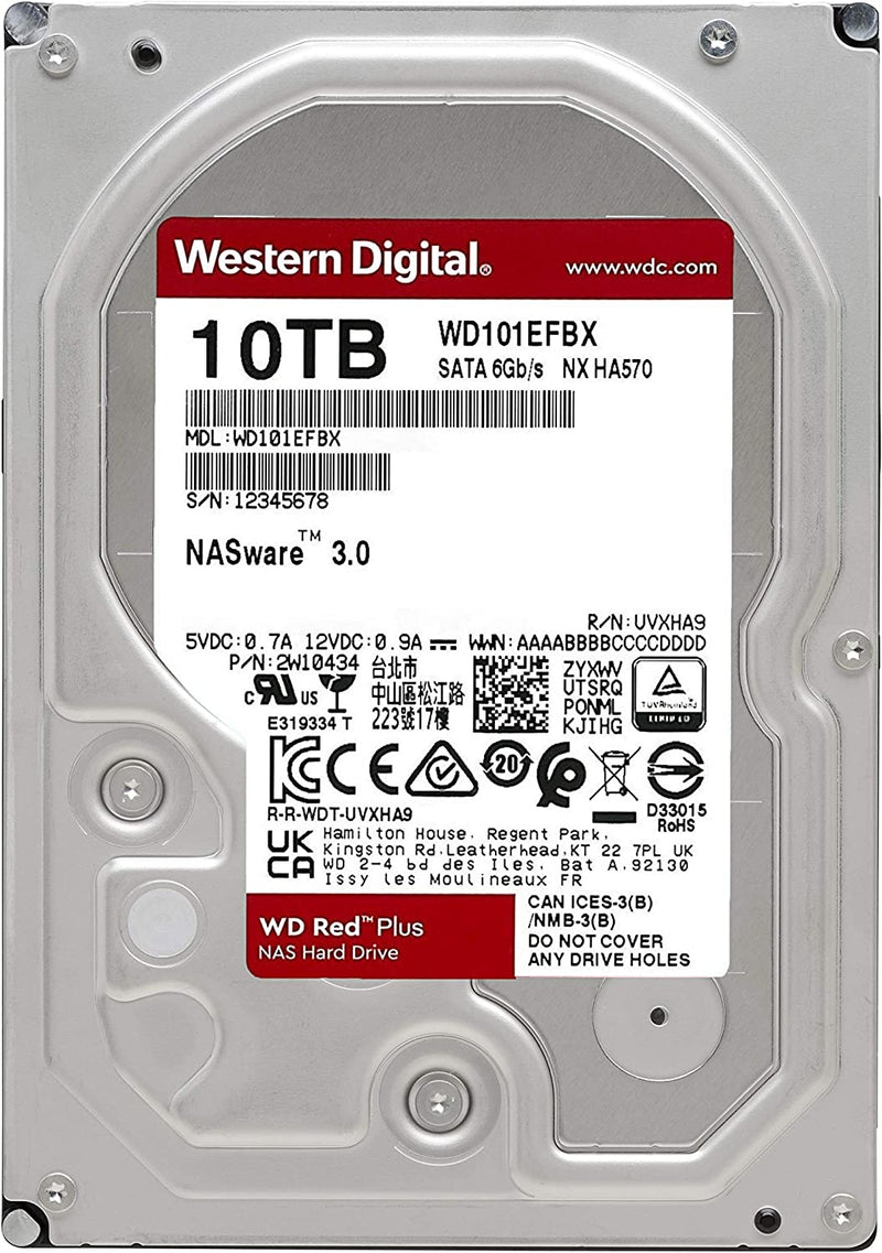 Western Digital WD Red Plus 3.5" 10000 GB Serial ATA III