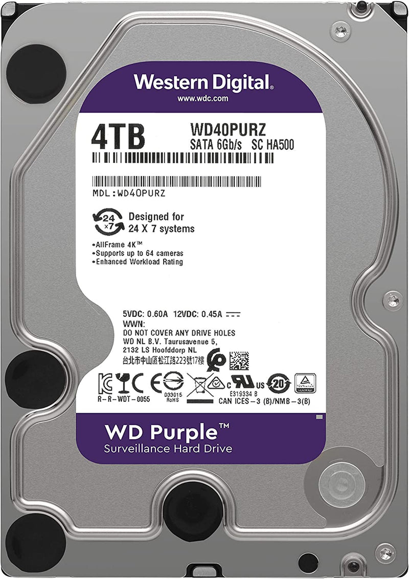 Western Digital Purple 3.5" 4000 GB Serial ATA III