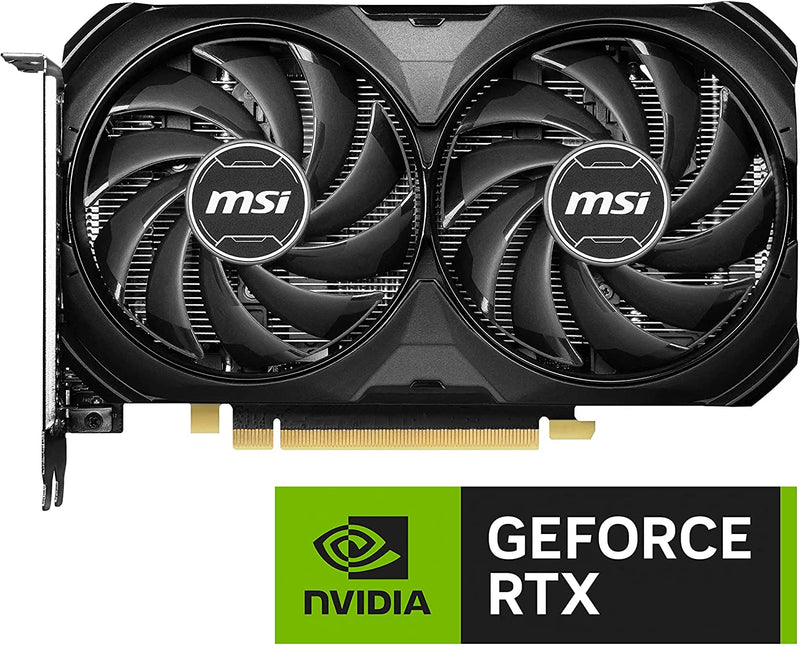 MSI GeForce RTX 4060 Ti VENTUS 2X BLACK 8G OC Gaming Graphics Card