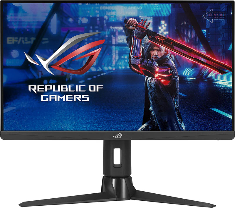 Asus ROG Strix XG259CM Gaming Monitor – 25 inch (24.5 inch viewable) 1920x1080, 240Hz (Above 144Hz), 1ms (GTG), Fast IPS, Extreme Low Motion Blur Sync, USB Type-C, 120% sRGB, G-Sync compatible*, KVM support, tripod socket