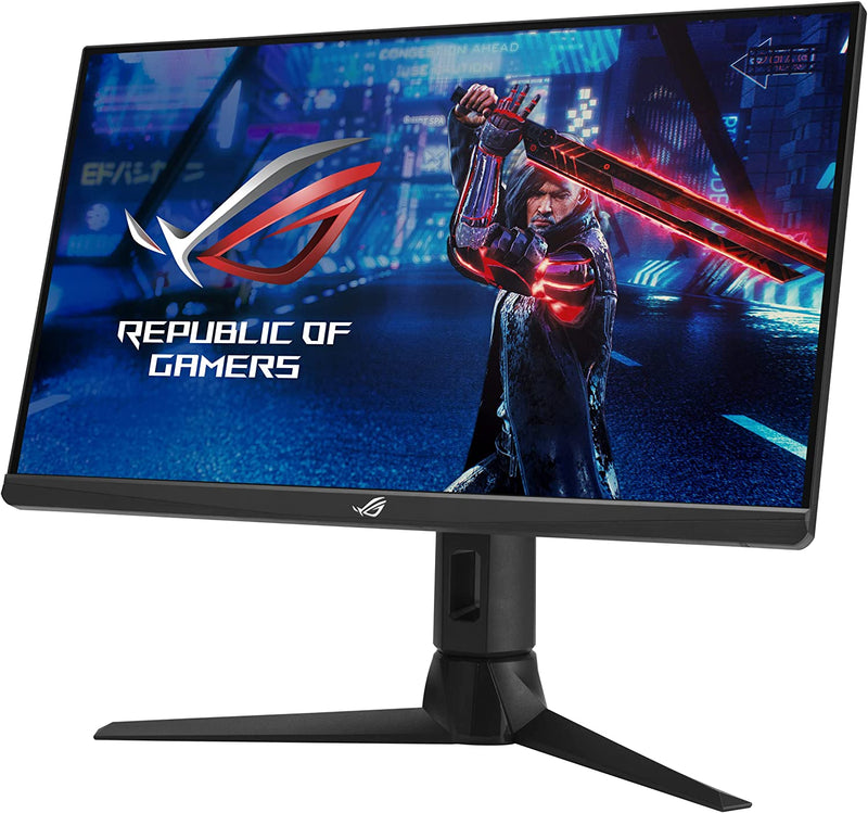 Asus ROG Strix XG259CM Gaming Monitor – 25 inch (24.5 inch viewable) 1920x1080, 240Hz (Above 144Hz), 1ms (GTG), Fast IPS, Extreme Low Motion Blur Sync, USB Type-C, 120% sRGB, G-Sync compatible*, KVM support, tripod socket