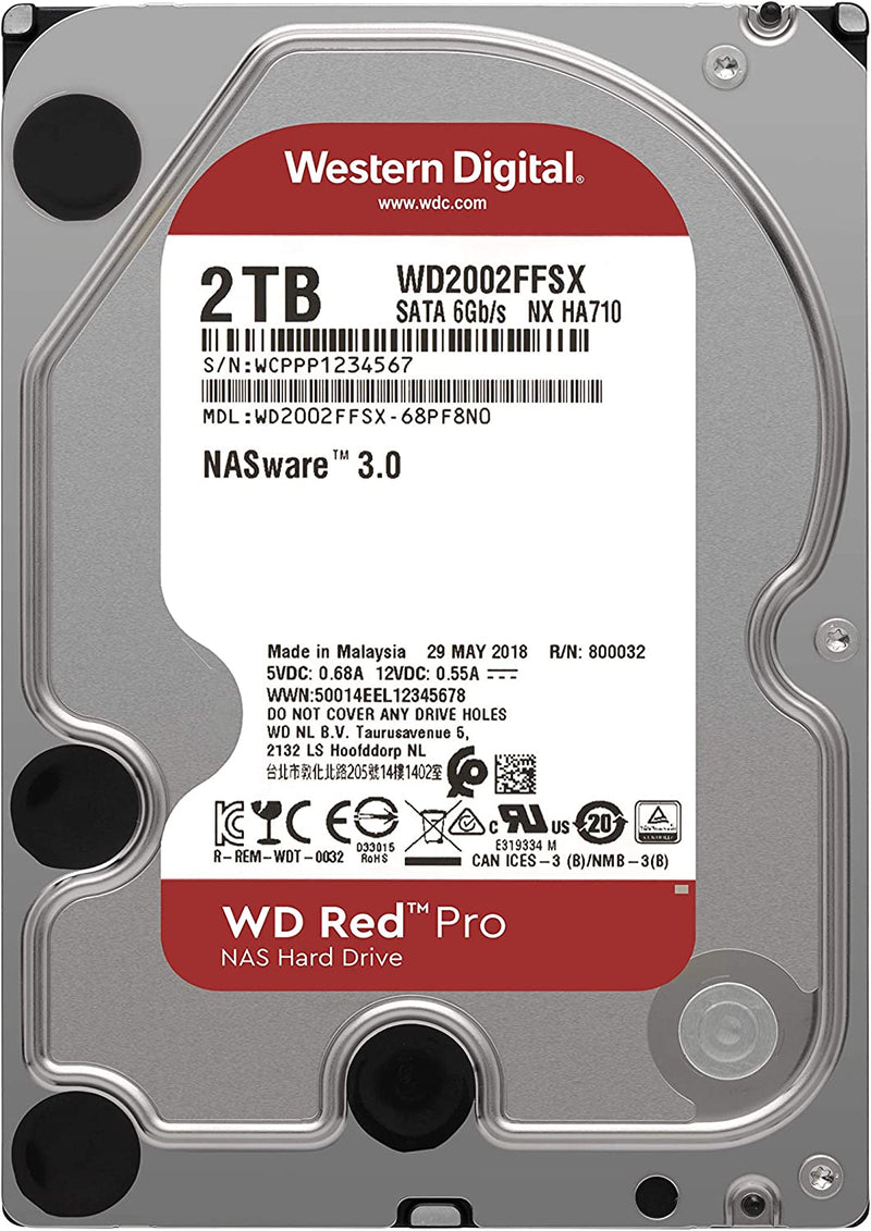 Western Digital Red Pro 3.5" 2000 GB Serial ATA III