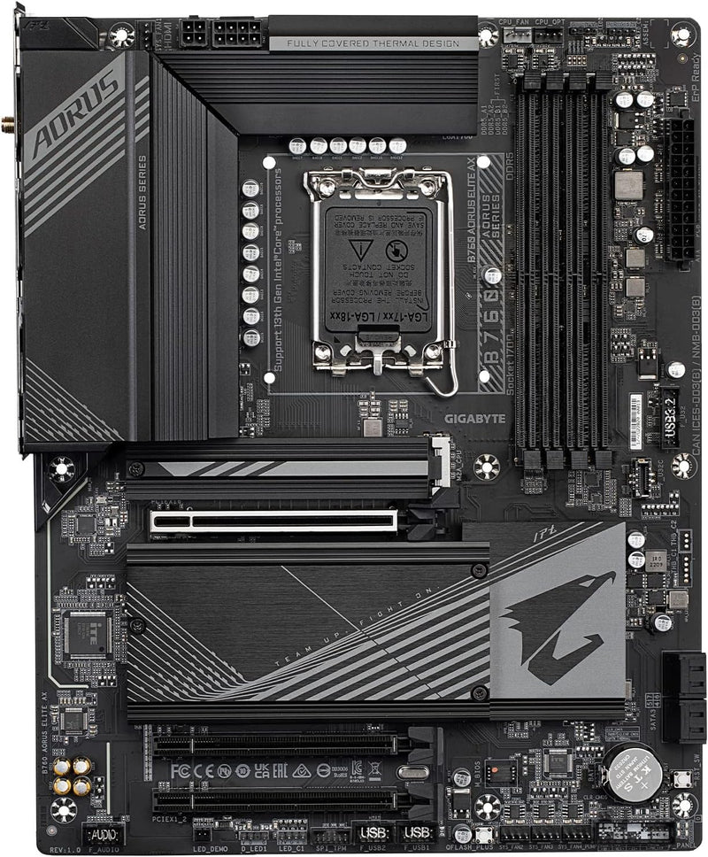 Gigabyte B760 AORUS ELITE AX DD5 LGA1700 ATX Motherboard