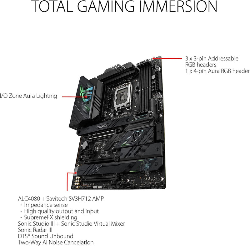 Asus ROG STRIX Z790-F GAMING WIFI ATX DDR5 Motherboard
