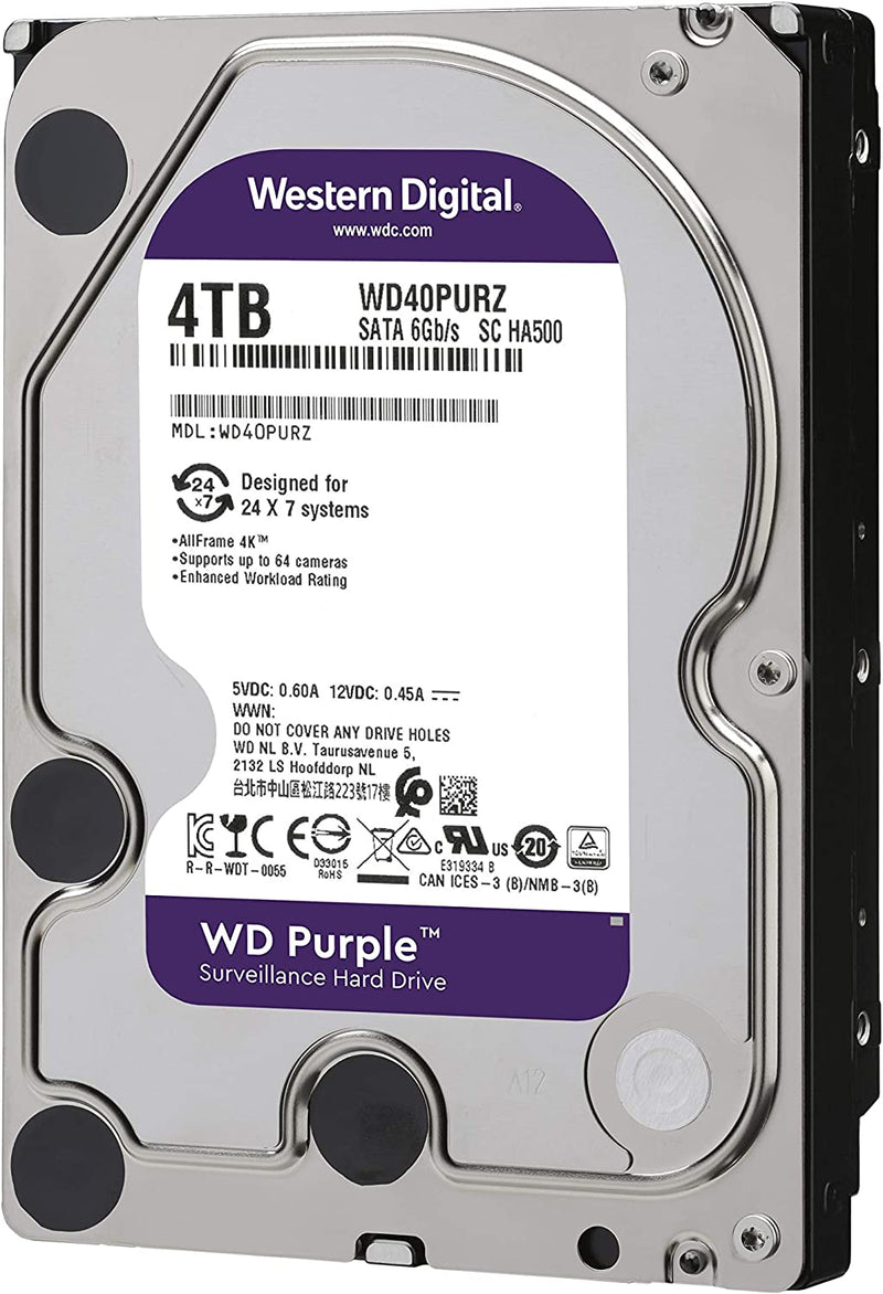 Western Digital Purple 3.5" 4000 GB Serial ATA III