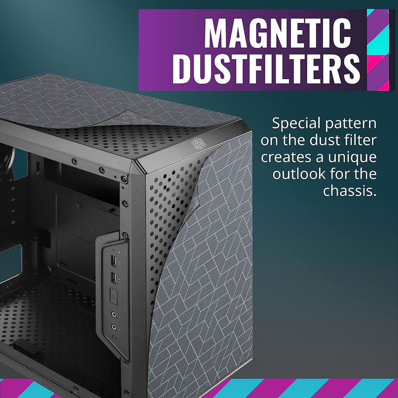 Cooler Master MasterBox Q500L Midi Tower Black