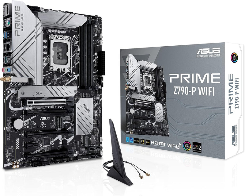 Asus PRIME Z790-P WIFI-CSM Motherboard. Intel Z790, DDR5, LGA1700, ATX