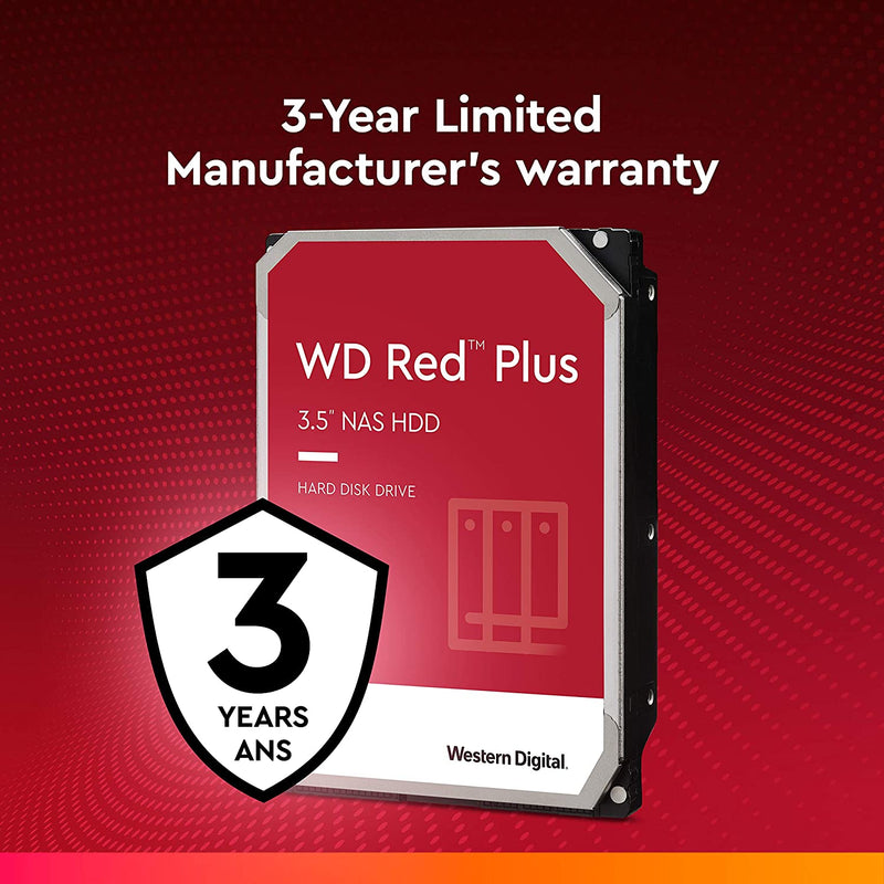 Western Digital WD Red Plus 3.5" 3000 GB Serial ATA III