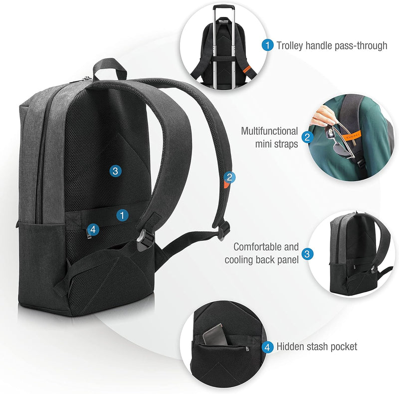 EVERKI EKP106 Light and Compact Laptop Backpack (Fits up to 15.6-Inch Devices)