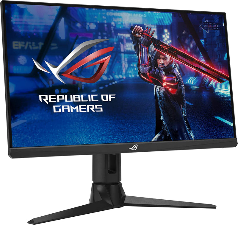 Asus ROG Strix XG259CM Gaming Monitor – 25 inch (24.5 inch viewable) 1920x1080, 240Hz (Above 144Hz), 1ms (GTG), Fast IPS, Extreme Low Motion Blur Sync, USB Type-C, 120% sRGB, G-Sync compatible*, KVM support, tripod socket