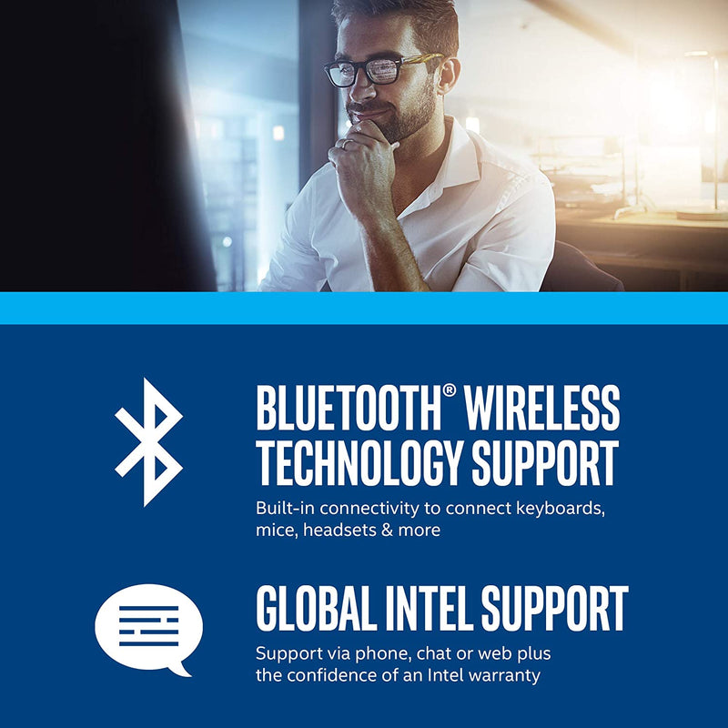 Intel AX200.NGWG.DTK M.2 2230 Wireless Desktop Kit. Wi-Fi 6 (Gig+) Desktop Kit, AX200, 2230, 2x2 AX+BT, vPro