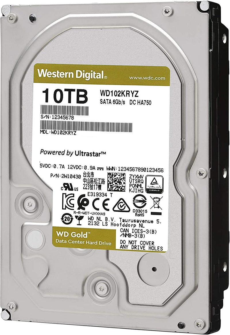 Western Digital Gold 3.5" 10000 GB Serial ATA III