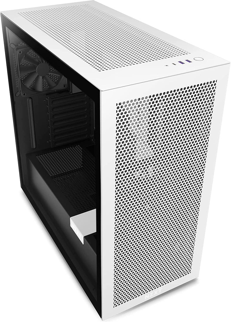 NZXT CM-H71FG-01  H7 V1 2022 FLOW ATX MID TOWER CASE. BLACK & WHITE