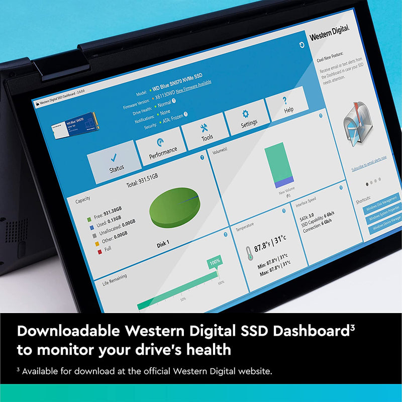 Western Digital WD Blue SN570 M.2 1000 GB PCI Express 3.0 NVMe