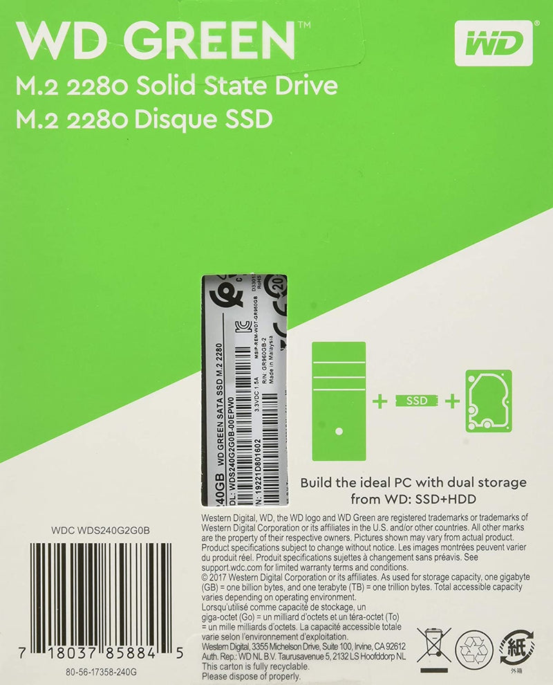 Western Digital Green M.2 240 GB Serial ATA III