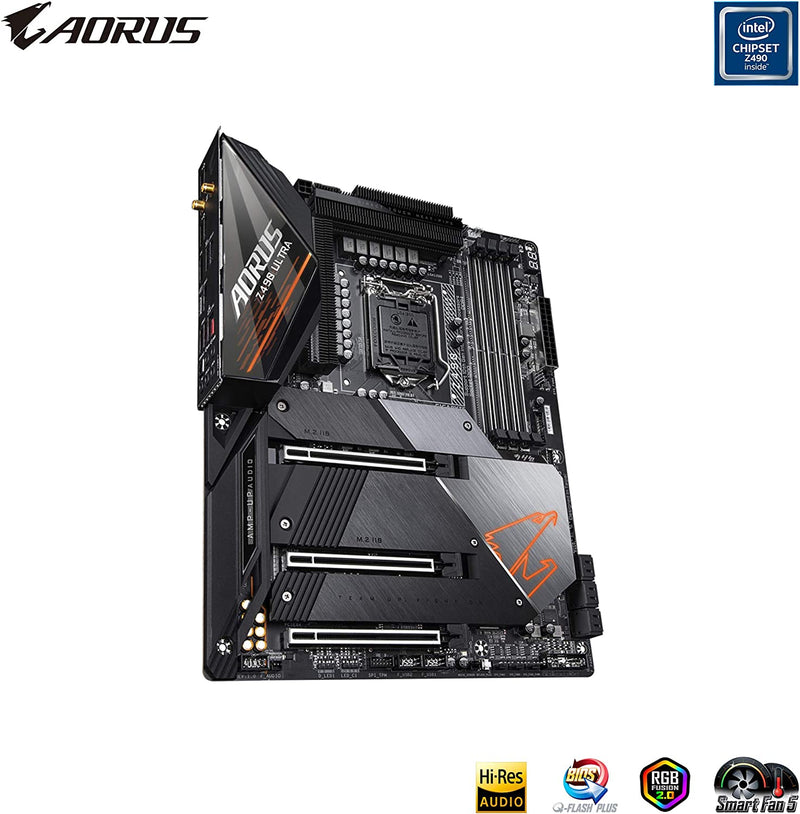 Gigabyte REFURBISHED GIGABYTE Z490 AORUS ULTRA Motherboard, 1 Year Warranty