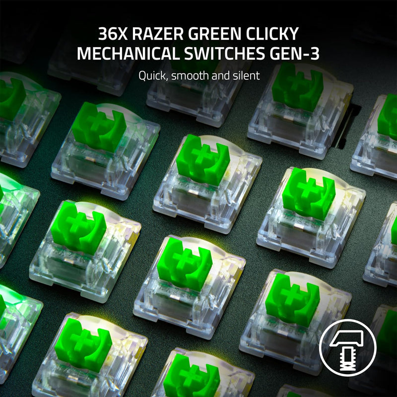 Razer RC21-02040200-R3M1 Mechanical Switches Pack – Green Clicky Switch - World Packaging