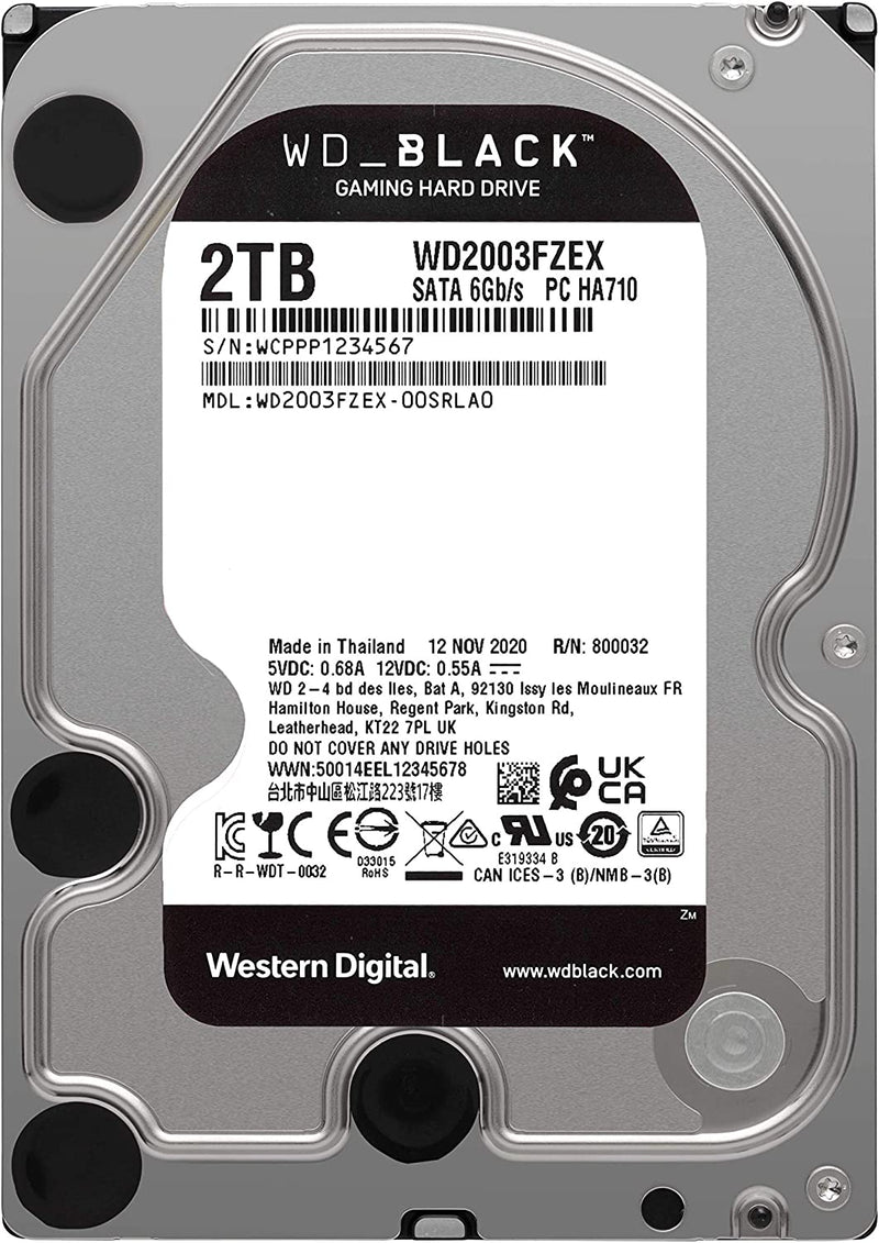 Western Digital Black 3.5" 2000 GB Serial ATA III