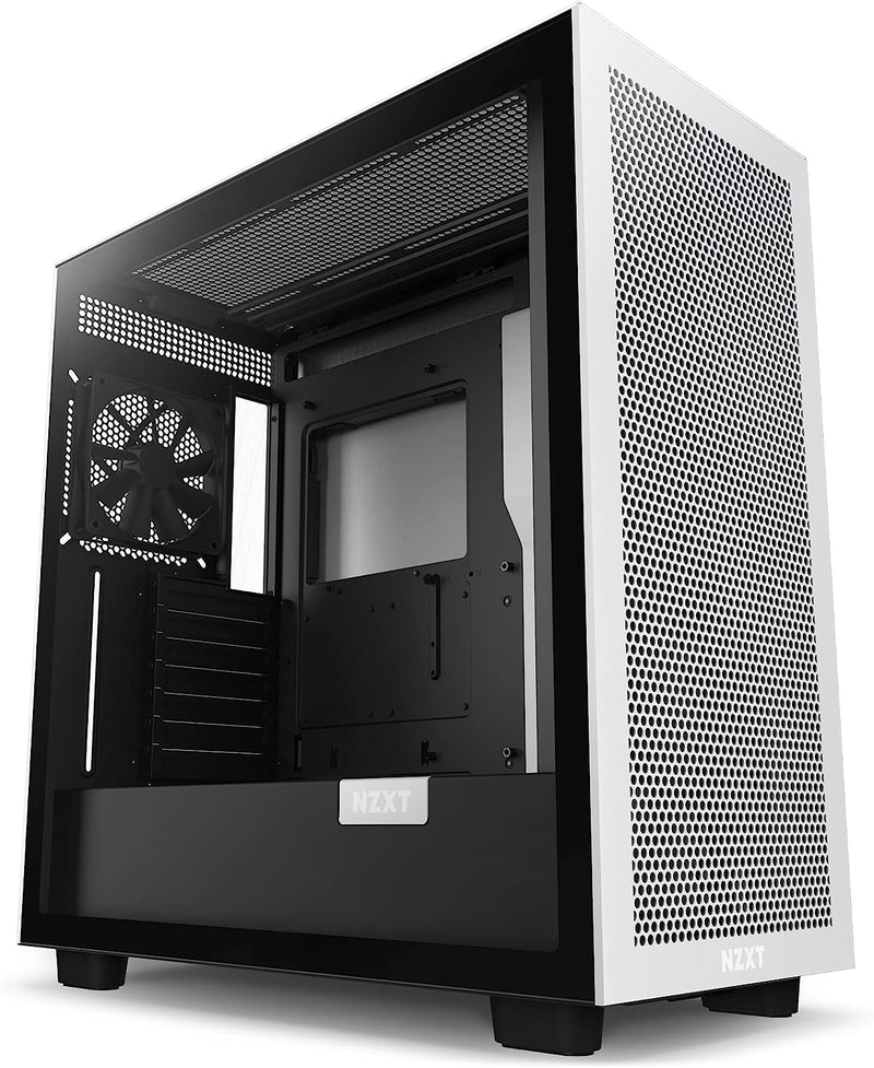 NZXT CM-H71FG-01  H7 V1 2022 FLOW ATX MID TOWER CASE. BLACK & WHITE