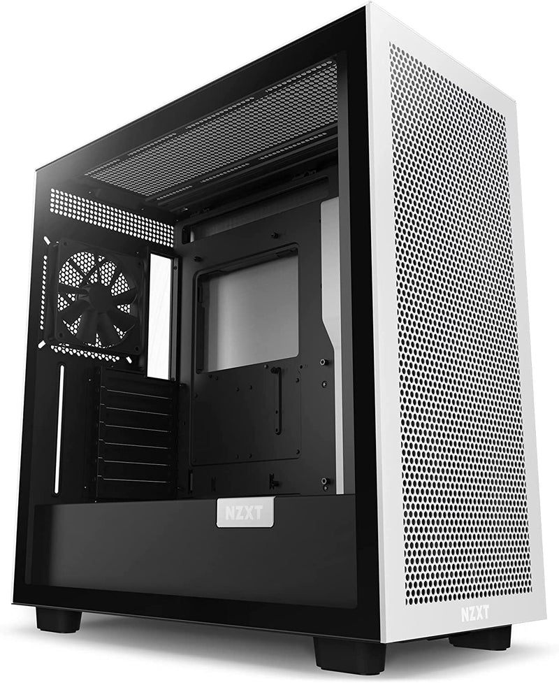NZXT CM-H71FG-01  H7 V1 2022 FLOW ATX MID TOWER CASE. BLACK & WHITE