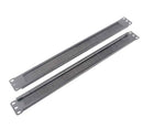 LDR WB-CA-01 1U 19" Cable Management Brush Rail (Brush Panel) - Black Metal Construction