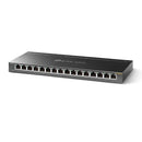 TP-LINK TL-SG116P 16-Port Gigabit Desktop Switch with 16-Port PoE+
