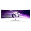 Philips 49M2C8900 49" (32:9) WQHD Evnia UltraWide Curved Gaming Monitor. QD OLED, 5120x1440, 0.03ms, 240Hz, HDMI 2.1(2), DP, USB-C/90W PD, H/Adj, Speaker, White, 3YR