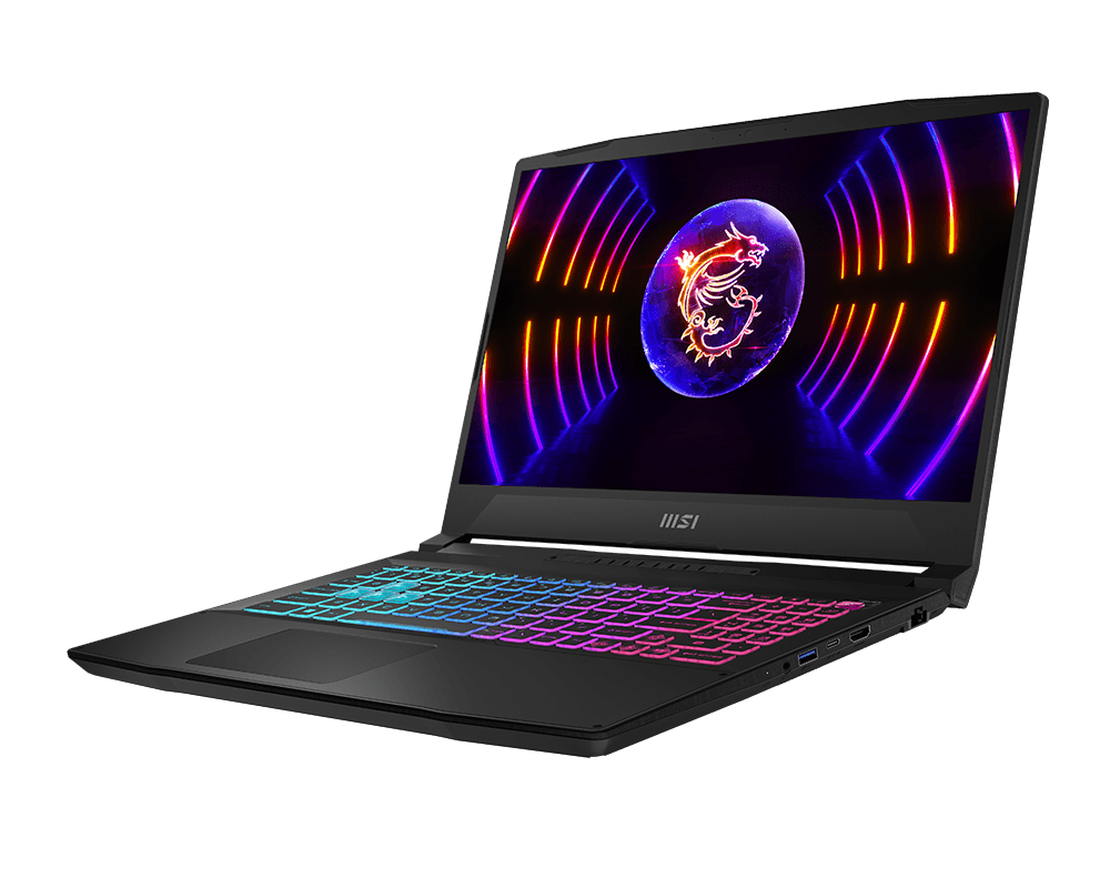 MSI Katana 15 B13VGK-1478AU Gaming Laptop. 15.6" QHD, 165Hz, Raptor Lake i9-13900H, RTX 4070, GDDR6 8GB, DDR5 8GB*2, 1TB NVMe PCIe Gen4x4 SSD, Windows11 Home, 4-Zone RGB Gaming Keyboard , Black, 2.6KG. 1 Years Warranty.