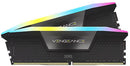 Corsair CMH32GX5M2B6400C36 VENGEANCE RGB DDR5 32GB (2 x 16GB) Gaming RAM. 6400MHz CL36-48-48-104 1.35V Intel XMP - Black