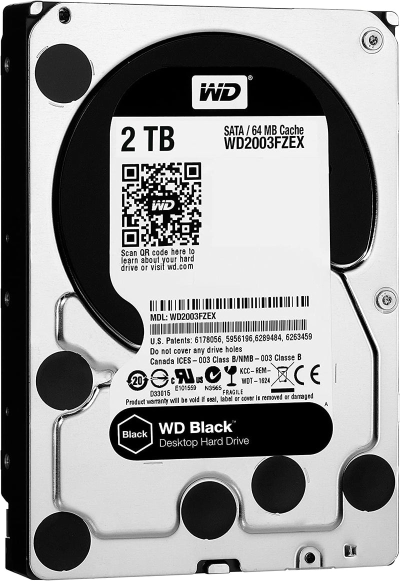 Western Digital Black 3.5" 2000 GB Serial ATA III