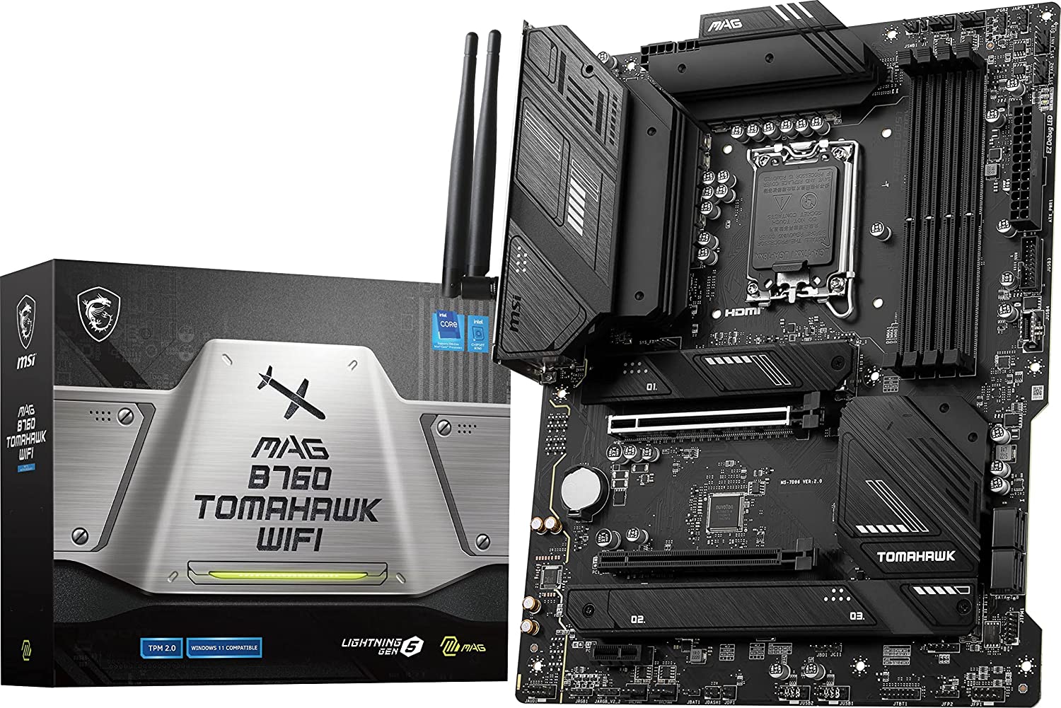 MSI MAG B760 TOMAHAWK WIFI ATX DDR5 Motherboard