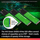 Western Digital Green WDS100T3G0C internal solid state drive M.2 1000 GB PCI Express QLC NVMe