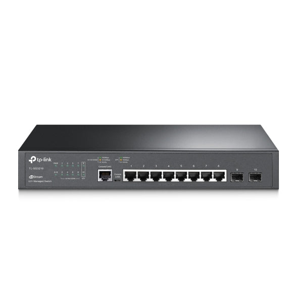 TP-Link TL-SG3210 JetStream 8-Port Gigabit L2+ Managed Switch with 2 SFP Slots