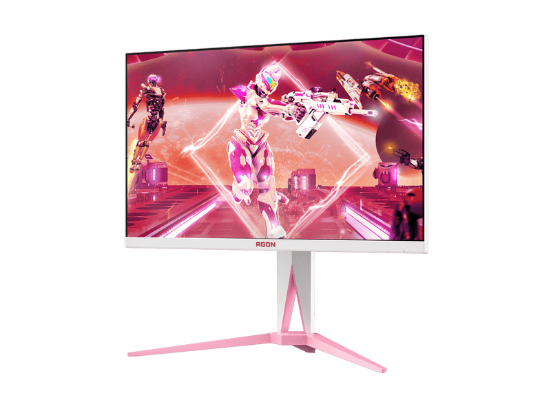 AOC AG275QXR AGON 27" IPS QHD(2560 × 1440) 170Hz 1ms DisplayHDR 400 G-Sync Compatible Premium Gaming Monitor. Pink Edition