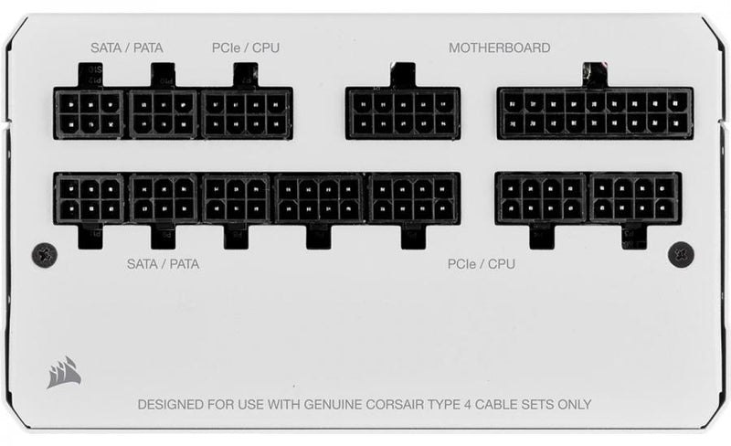 Corsair RM850 2021 850W 80Plus Gold Modular Power Supply - White
