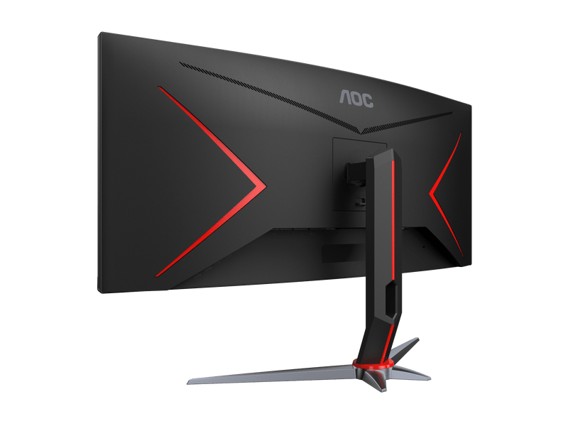 AOC CU34G2XP 34" WQHD Curved Gaming Monitor. UltraWide 21:9, 3440 × 1440 (WQHD), AdaptiveSync, HDR 10, 180Hz, 1ms