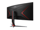 AOC CU34G2XP 34" WQHD Curved Gaming Monitor. UltraWide 21:9, 3440 × 1440 (WQHD), AdaptiveSync, HDR 10, 180Hz, 1ms