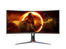 AOC CU34G2XP 34" WQHD Curved Gaming Monitor. UltraWide 21:9, 3440 × 1440 (WQHD), AdaptiveSync, HDR 10, 180Hz, 1ms