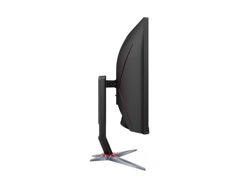 AOC CU34G2XP 34" WQHD Curved Gaming Monitor. UltraWide 21:9, 3440 × 1440 (WQHD), AdaptiveSync, HDR 10, 180Hz, 1ms