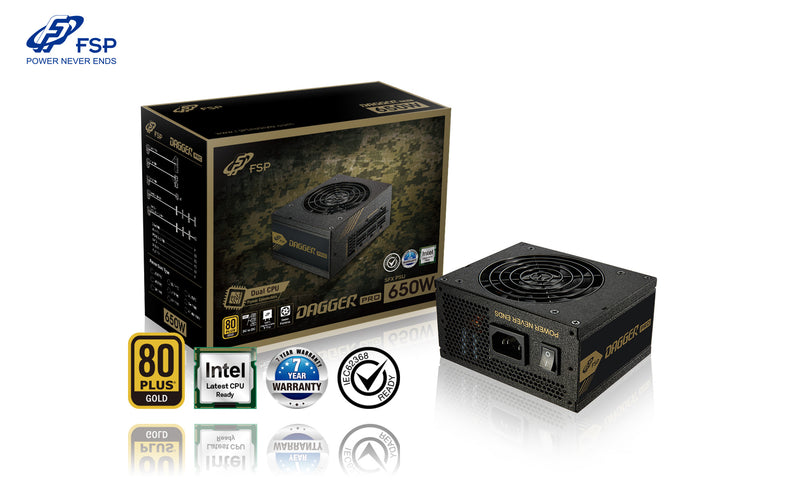 FSP SDA2-650 DAGGER PRO 650W 80+ Gold SFX Power Supply