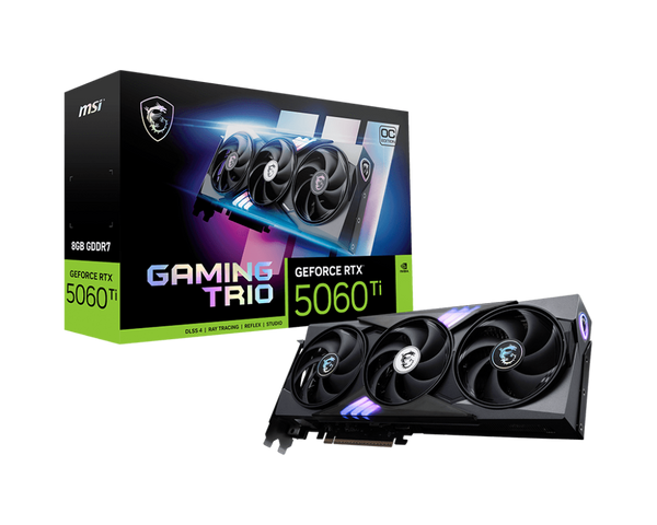 MSI GeForce RTX 5060 Ti 8G GAMING TRIO OC Gaming Graphics Card