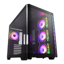 QuantumCrown. Ready To Go Gaming PC (ROC-S06097) Intel i5-14400F, RTX 4060 8GB, 32GB RAM, 1TB SSD, WIFI, Bluetooth, Win 11 Home, 3Y Warranty