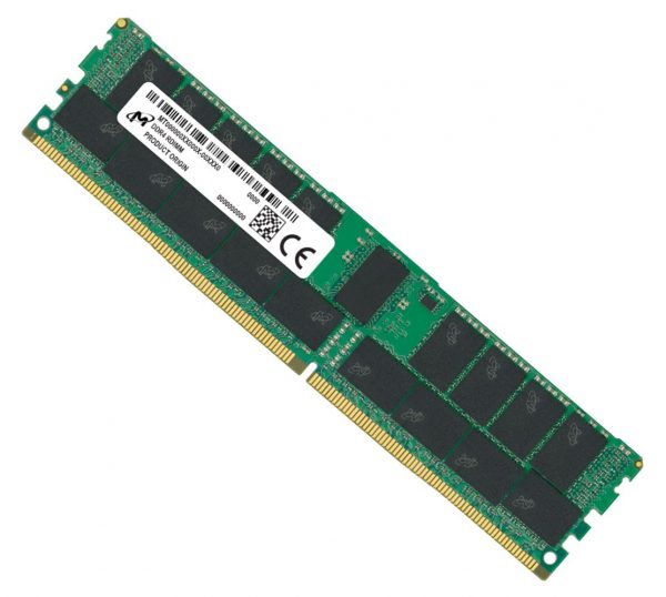 Micron 64GB (1x64GB) DDR4 RDIMM 3200MHz CL22 2Rx4 ECC Registered Server Memory 3yr wty