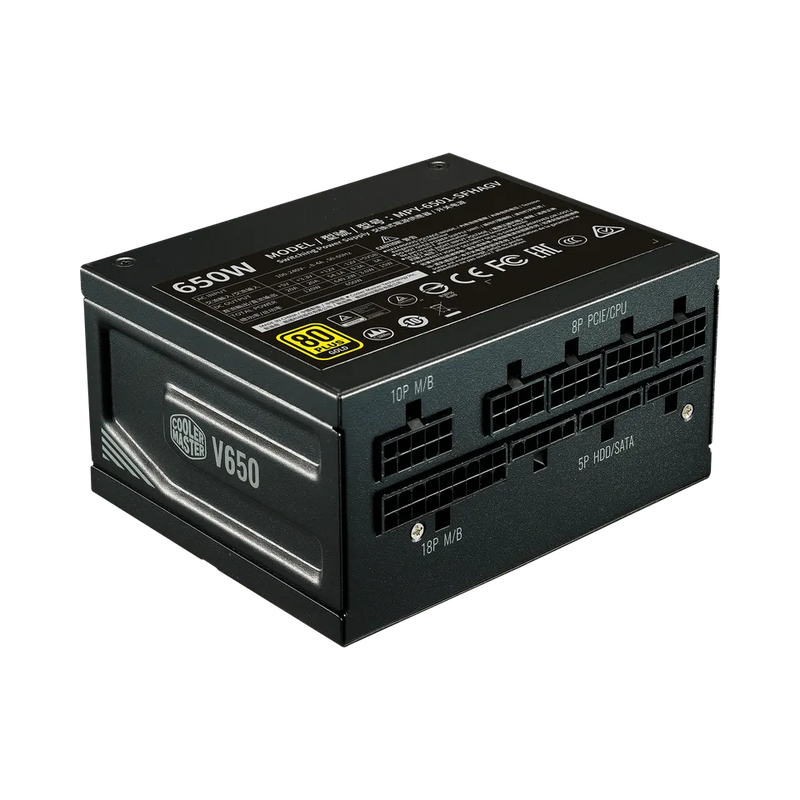 Cooler Master (MPY-6501-SFHAGV-AU) V 650W SFX 80+ Gold Fully Modular Power Supply