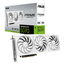 Asus PRIME-RTX5070-O12G-WHITE PRIME GeForce RTX™ 5070 White OC Edition 12GB GDDR7 Gaming Graphics Card