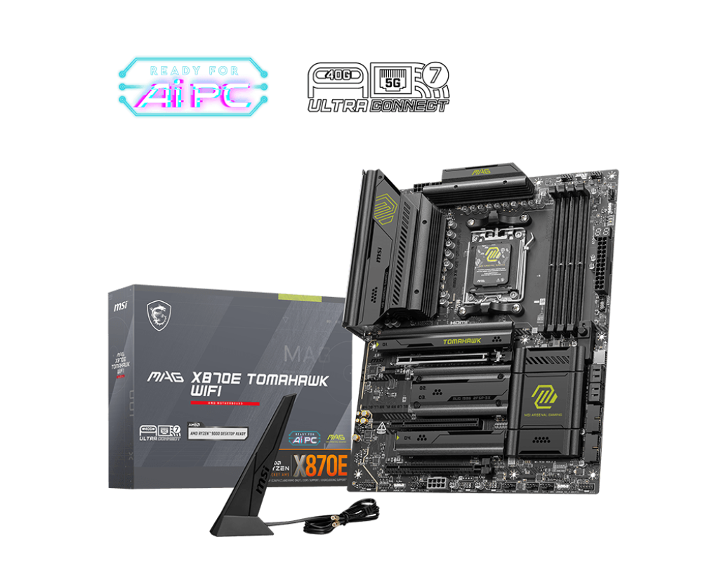 MSI MAG X870E TOMAHAWK WIFI AM5 Gaming Motherboard