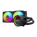 FSP AE24-B High-Performance ARGB CPU 240mm AIO Liquid Cooler. Black