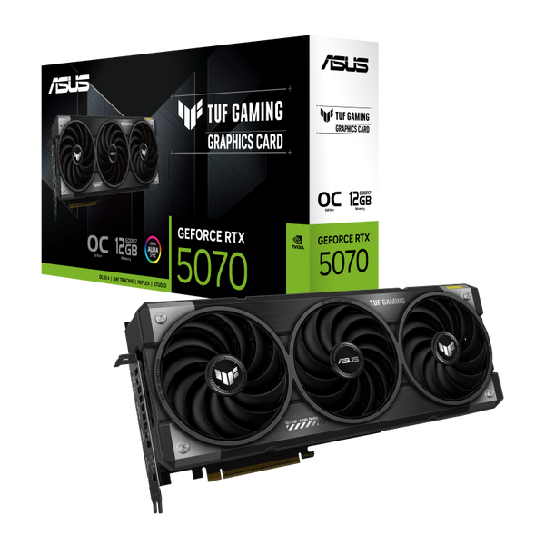 Asus TUF-RTX5070-O12G-GAMING TUF Gaming GeForce RTX 5070 12GB GDDR7 OC Edition Gaming Graphics Card